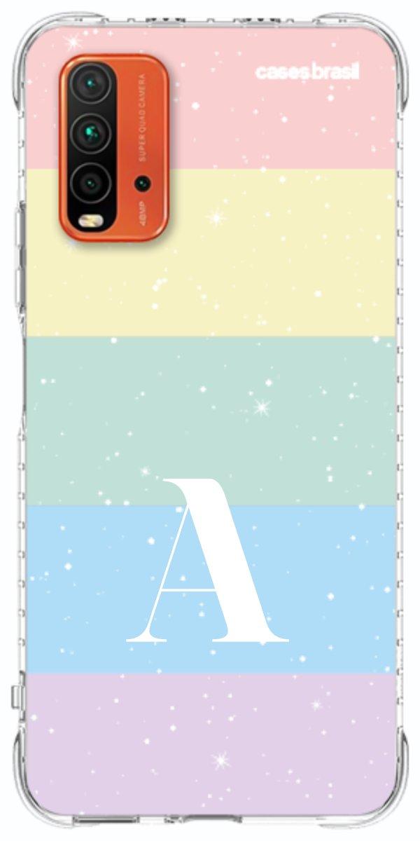 Capinha para Celular Arco-íris Estrelado