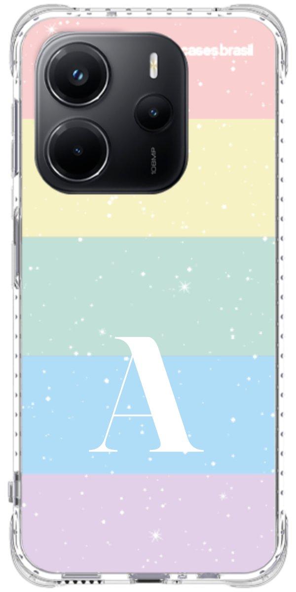 Capinha para Celular Arco-íris Estrelado