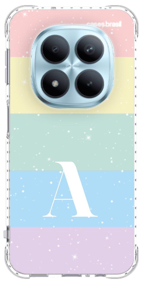 Capinha para Celular Arco-íris Estrelado