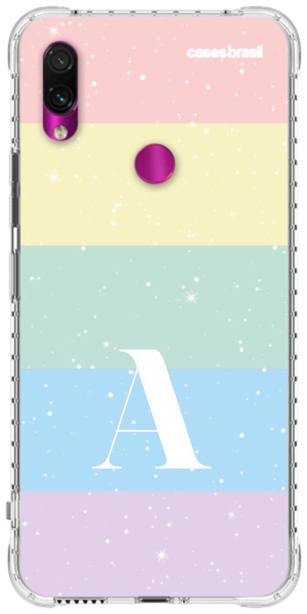 Capinha para Celular Arco-íris Estrelado