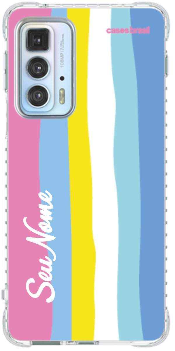 Capinha para Celular Arco-íris Vertical Colorido