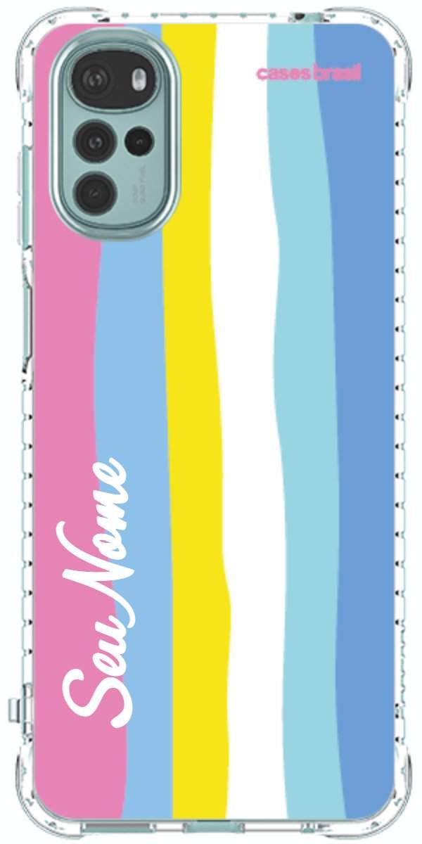Capinha para Celular Arco-íris Vertical Colorido