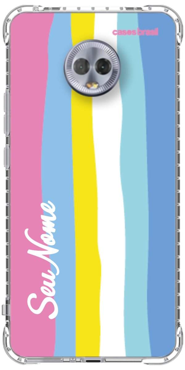 Capinha para Celular Arco-íris Vertical Colorido