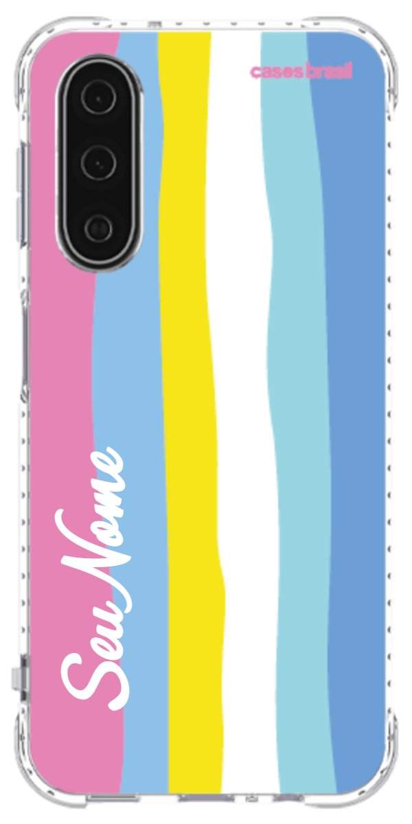 Capinha para Celular Arco-íris Vertical Colorido
