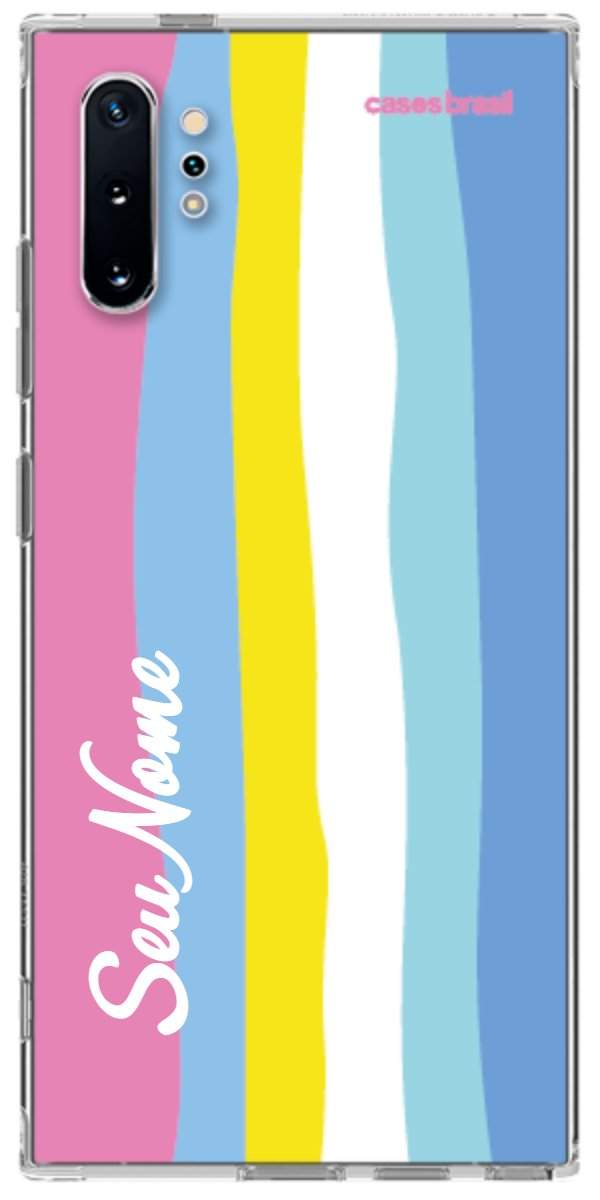 Capinha para Celular Arco-íris Vertical Colorido