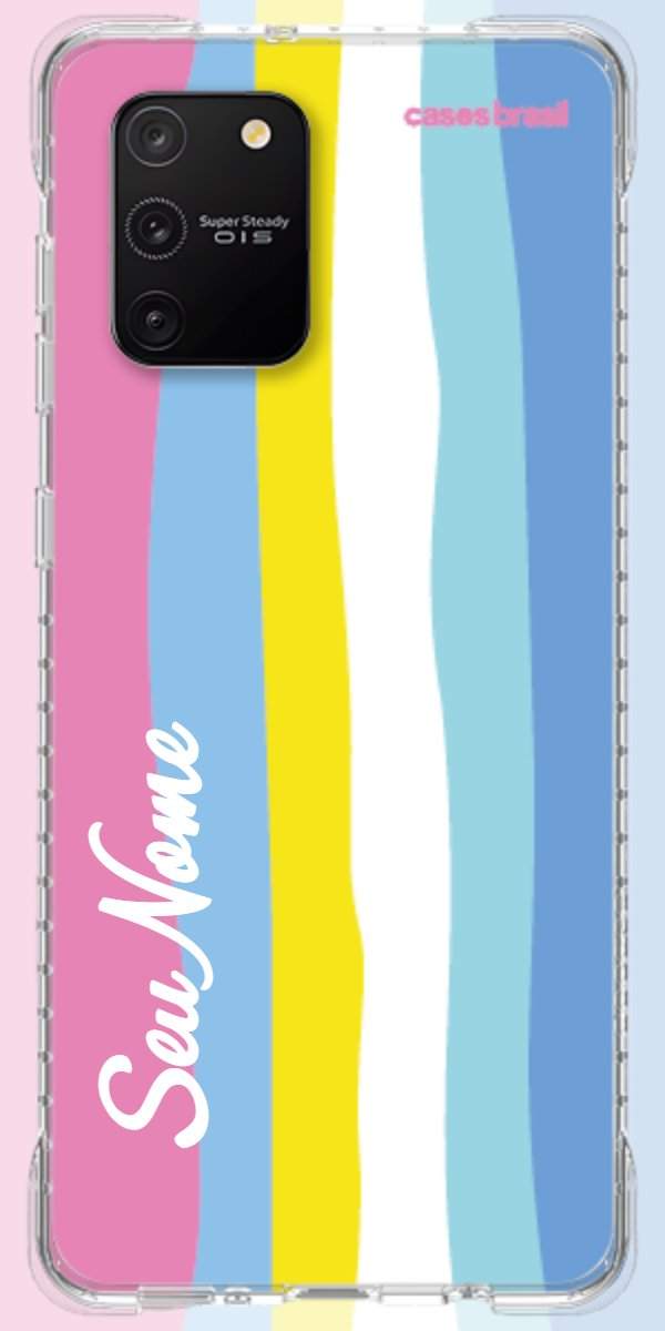 Capinha para Celular Arco-íris Vertical Colorido