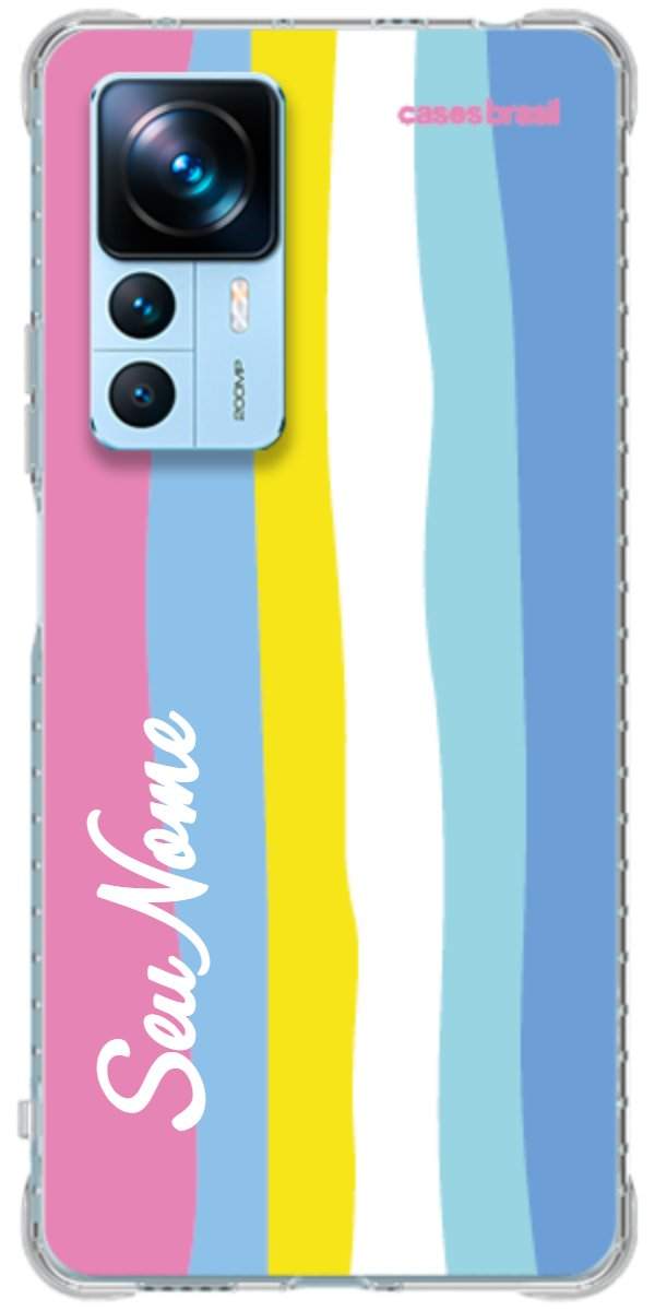 Capinha para Celular Arco-íris Vertical Colorido