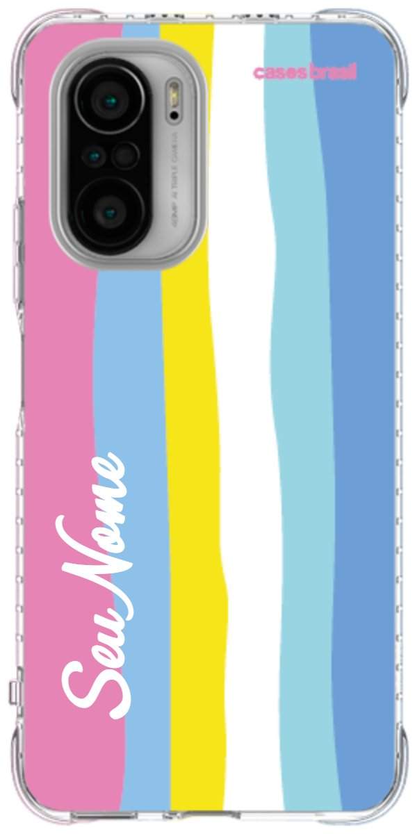 Capinha para Celular Arco-íris Vertical Colorido