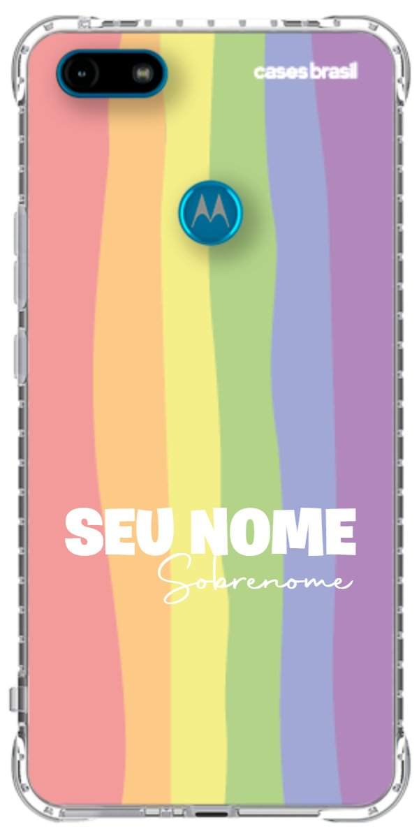 Capinha para Celular Arco-íris Vertical Sobrenome