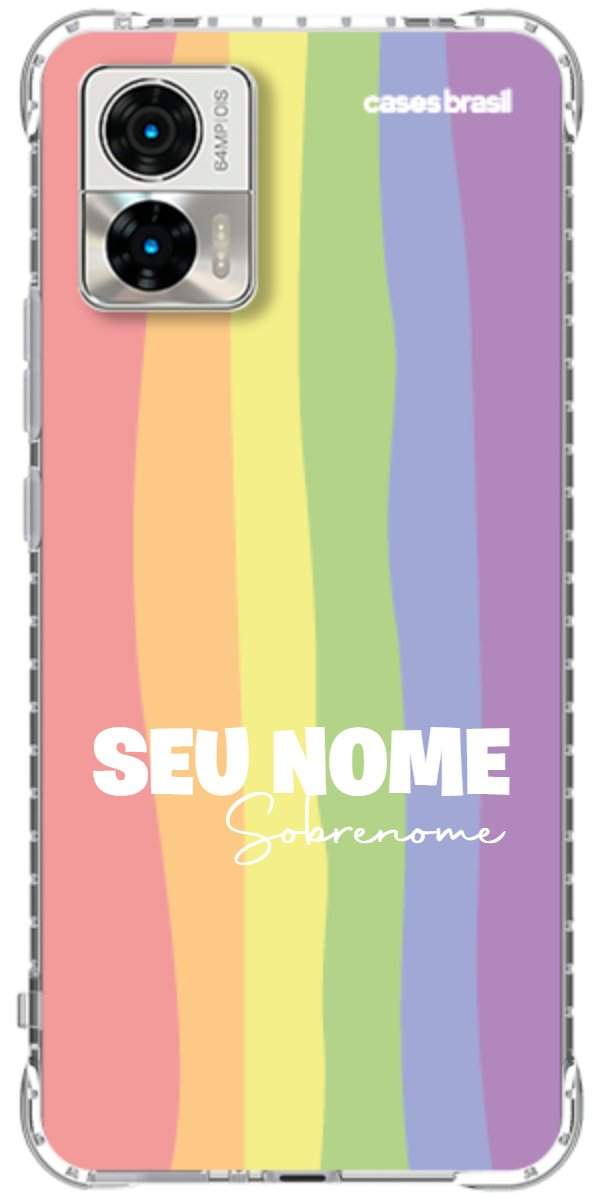Capinha para Celular Arco-íris Vertical Sobrenome