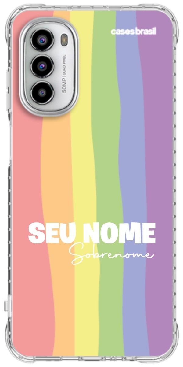 Capinha para Celular Arco-íris Vertical Sobrenome
