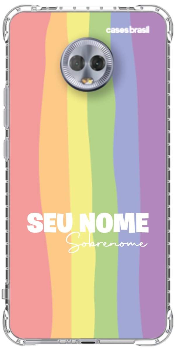 Capinha para Celular Arco-íris Vertical Sobrenome