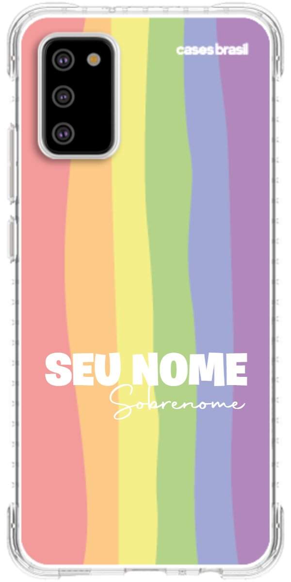 Capinha para Celular Arco-íris Vertical Sobrenome