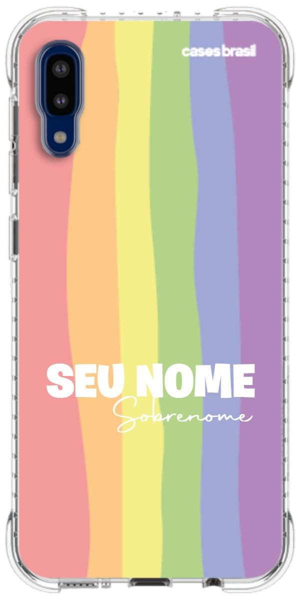Capinha para Celular Arco-íris Vertical Sobrenome