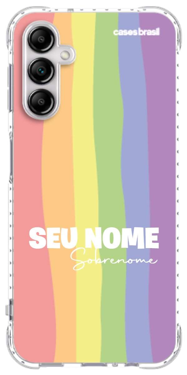 Capinha para Celular Arco-íris Vertical Sobrenome