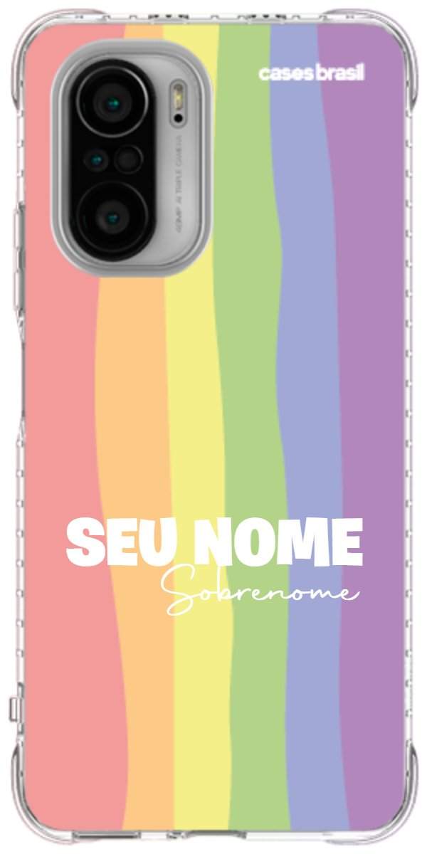Capinha para Celular Arco-íris Vertical Sobrenome