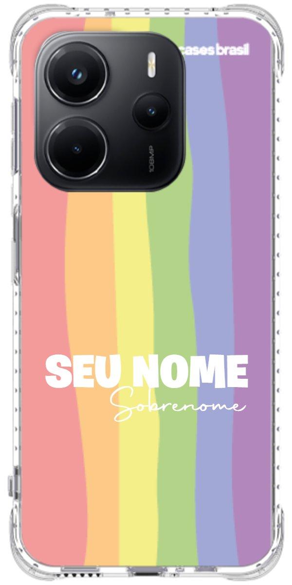 Capinha para Celular Arco-íris Vertical Sobrenome
