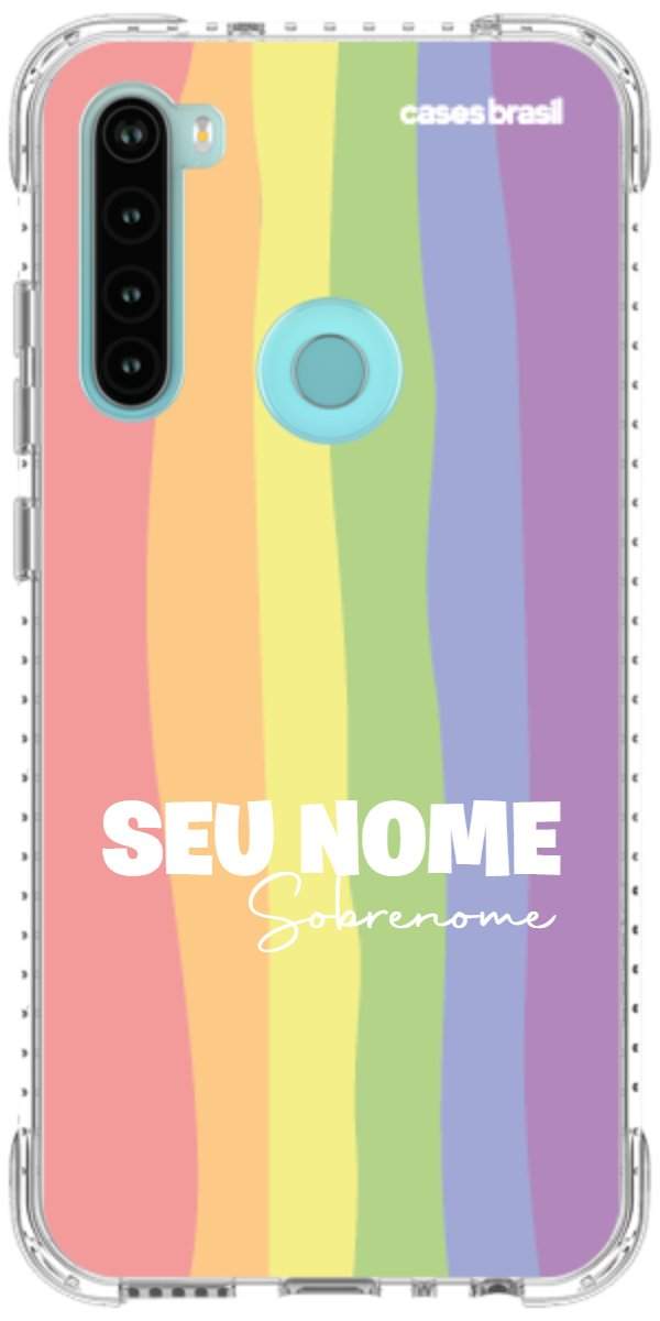 Capinha para Celular Arco-íris Vertical Sobrenome