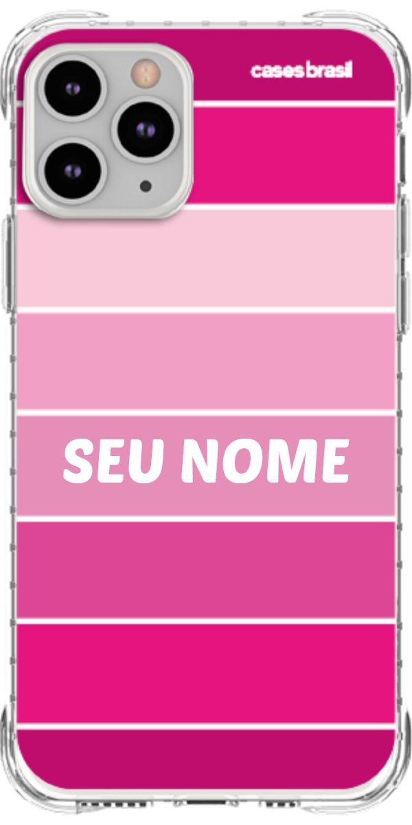 Capinha para Celular Faixas Tons de Rosas