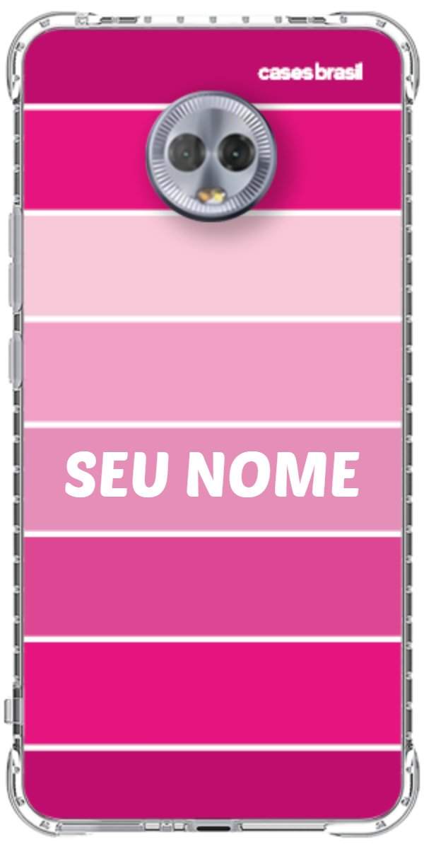 Capinha para Celular Faixas Tons de Rosas