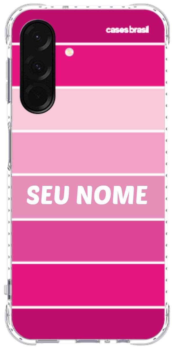 Capinha para Celular Faixas Tons de Rosas