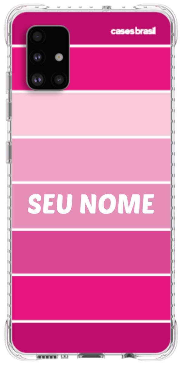 Capinha para Celular Faixas Tons de Rosas