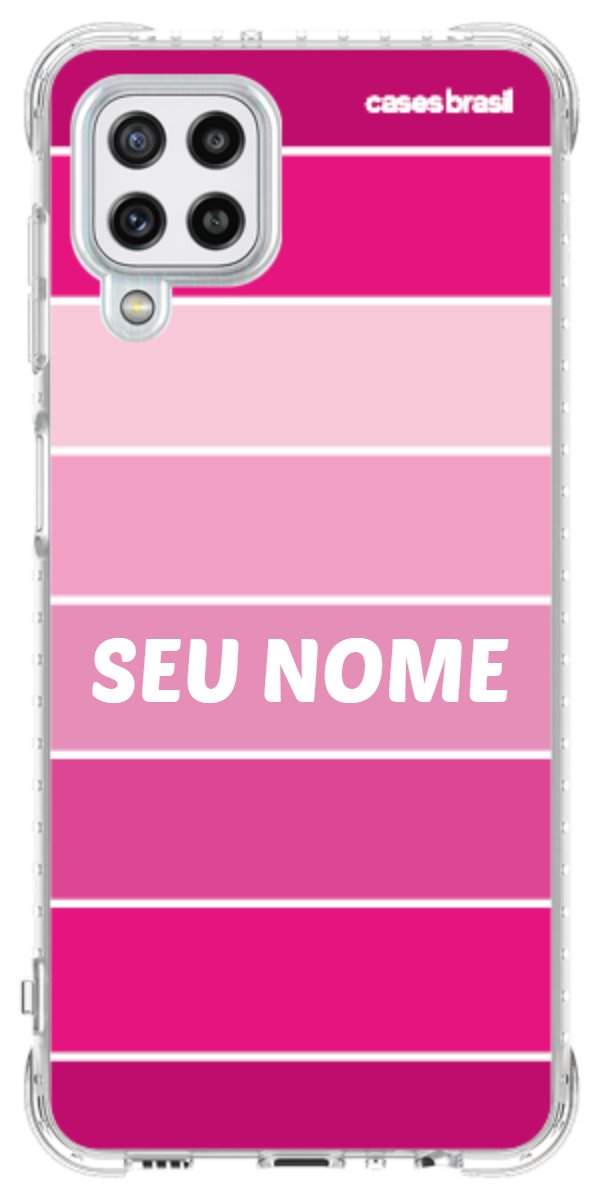 Capinha para Celular Faixas Tons de Rosas