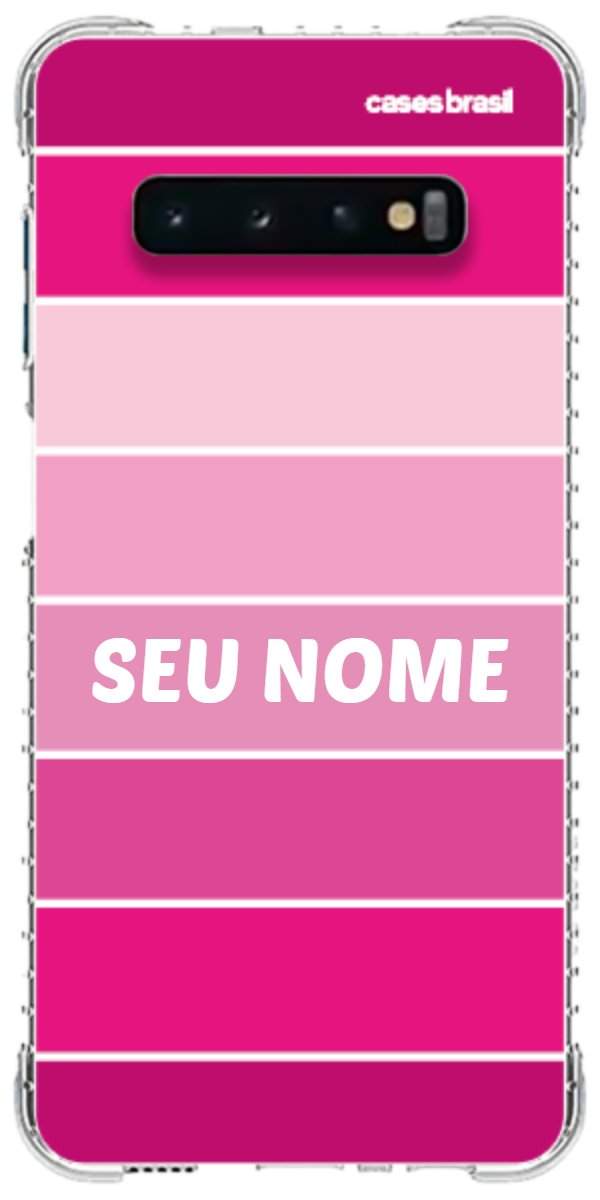 Capinha para Celular Faixas Tons de Rosas