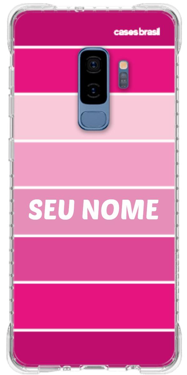 Capinha para Celular Faixas Tons de Rosas