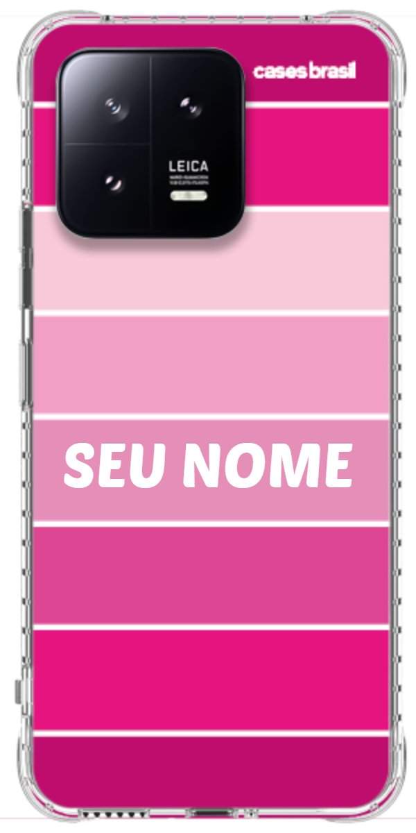 Capinha para Celular Faixas Tons de Rosas
