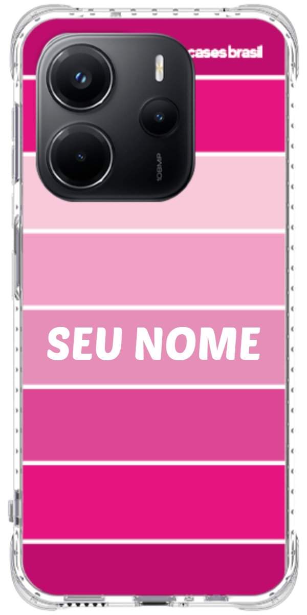 Capinha para Celular Faixas Tons de Rosas