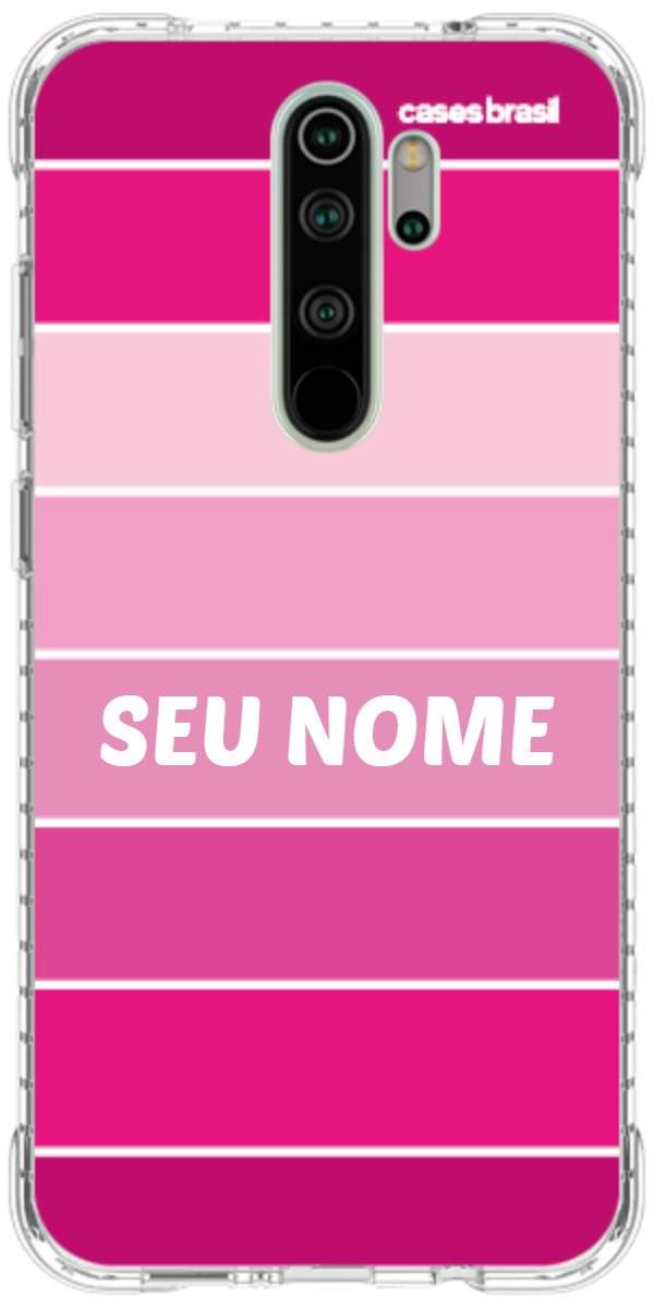 Capinha para Celular Faixas Tons de Rosas