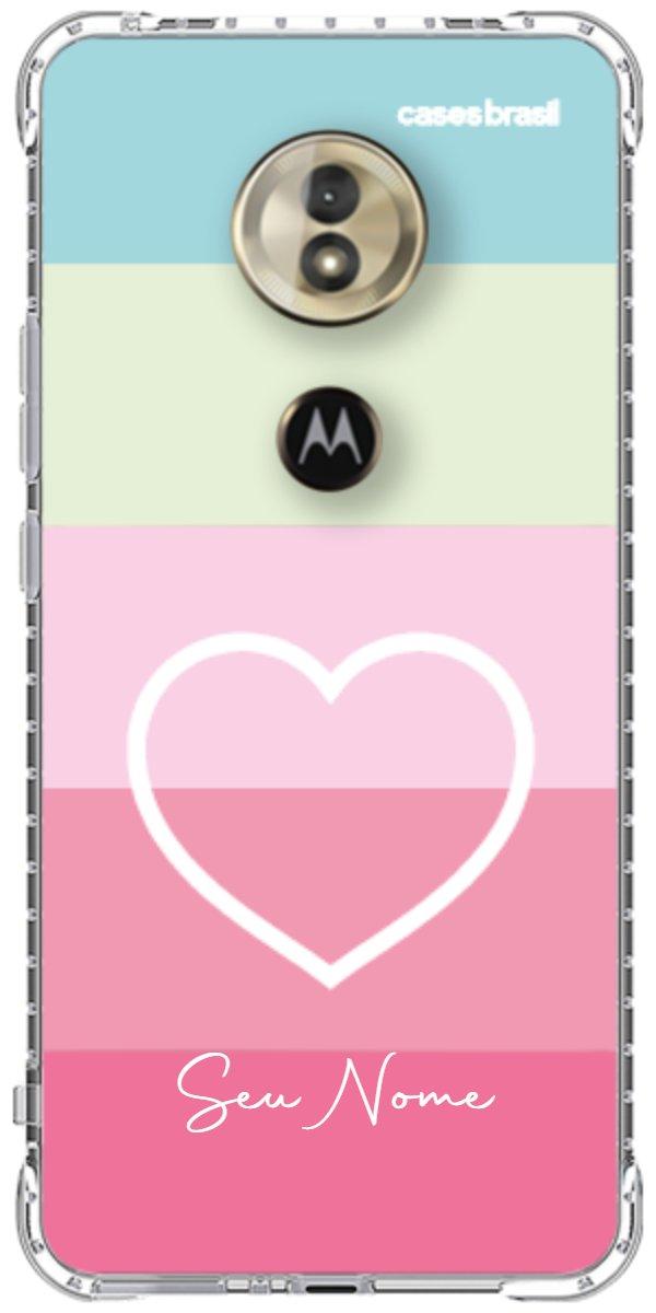 Capinha para Celular Coração delicado Arco-íris