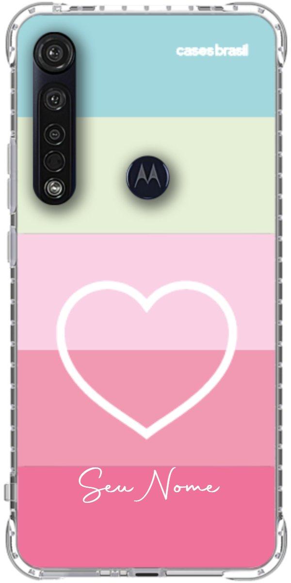 Capinha para Celular Coração delicado Arco-íris