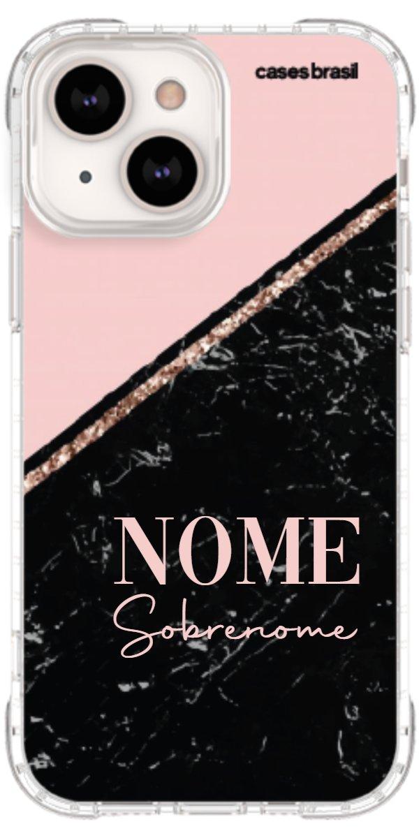 Capinha para Celular Diagonal Duo Black & Pink