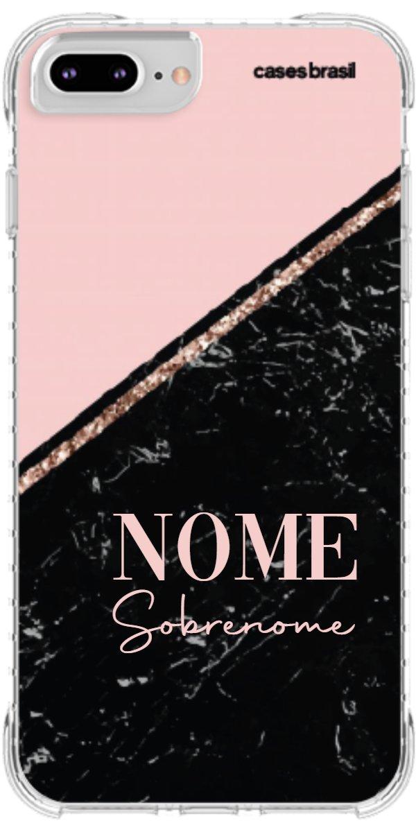 Capinha para Celular Diagonal Duo Black & Pink