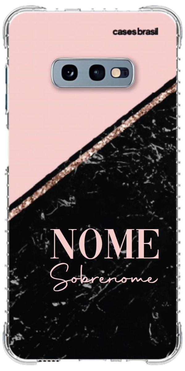 Capinha para Celular Diagonal Duo Black & Pink