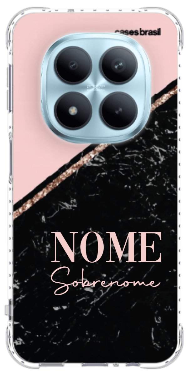 Capinha para Celular Diagonal Duo Black & Pink
