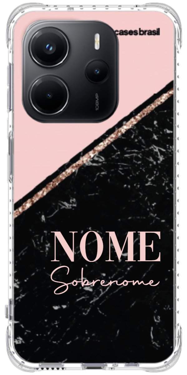 Capinha para Celular Diagonal Duo Black & Pink