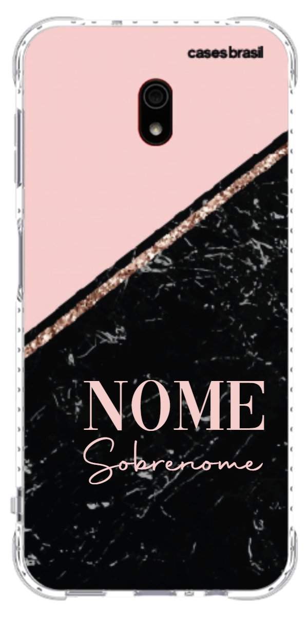 Capinha para Celular Diagonal Duo Black & Pink