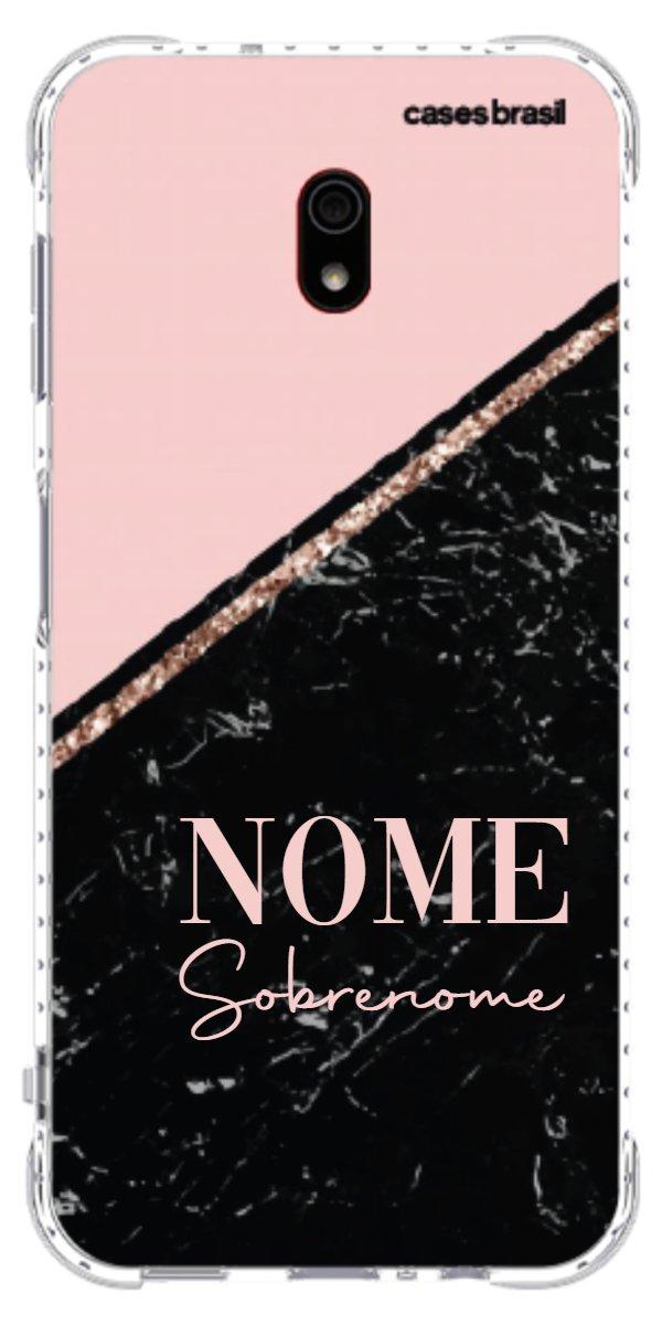 Capinha para Celular Diagonal Duo Black & Pink