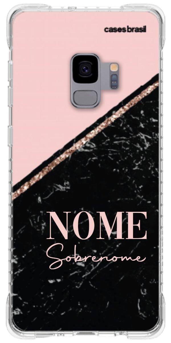 Capinha para Celular Diagonal Duo Black & Pink