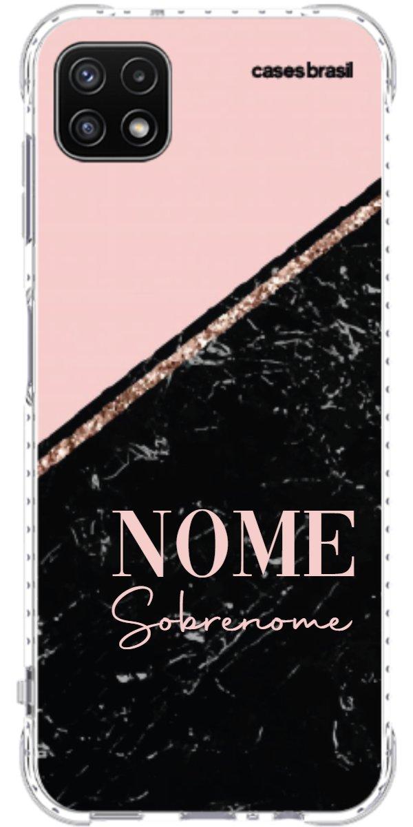 Capinha para Celular Diagonal Duo Black & Pink