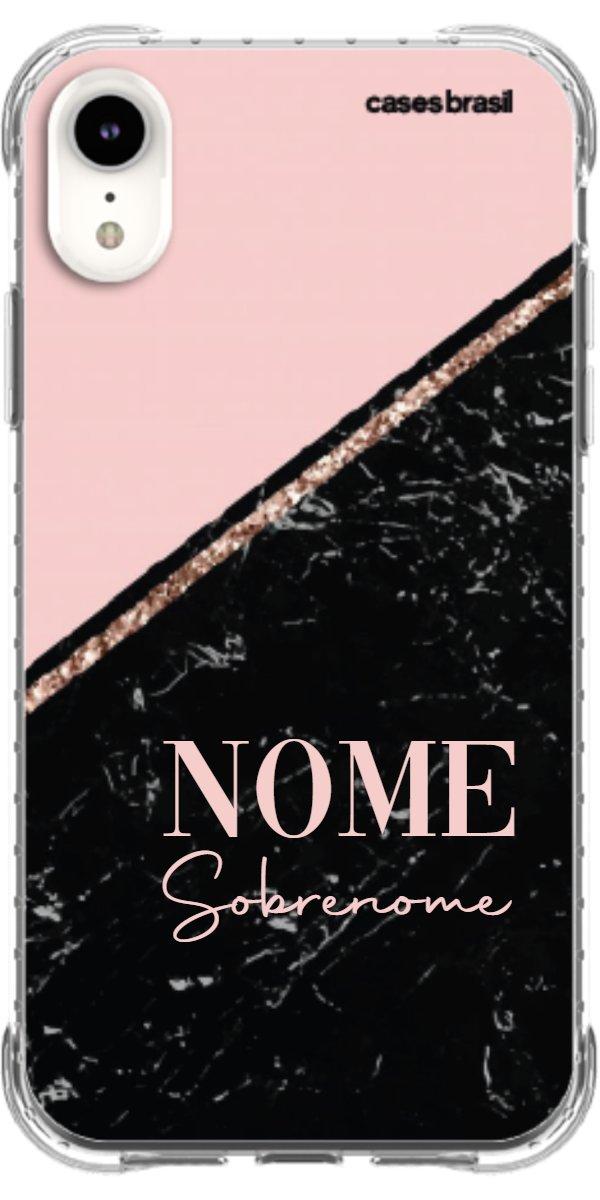 Capinha para Celular Diagonal Duo Black & Pink