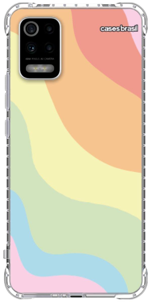 Capinha para Celular Cores Pasteis Onduladas