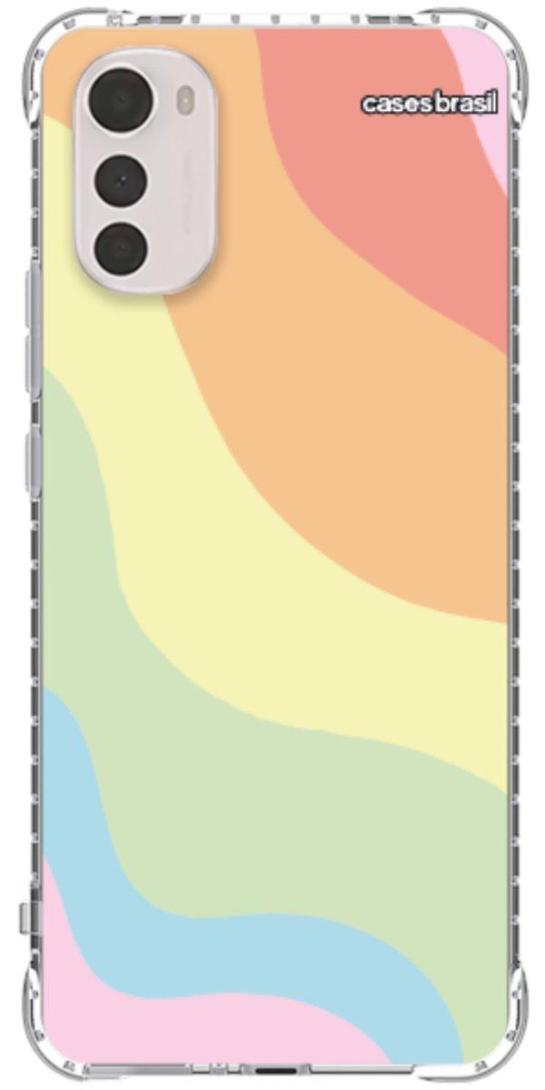 Capinha para Celular Cores Pasteis Onduladas