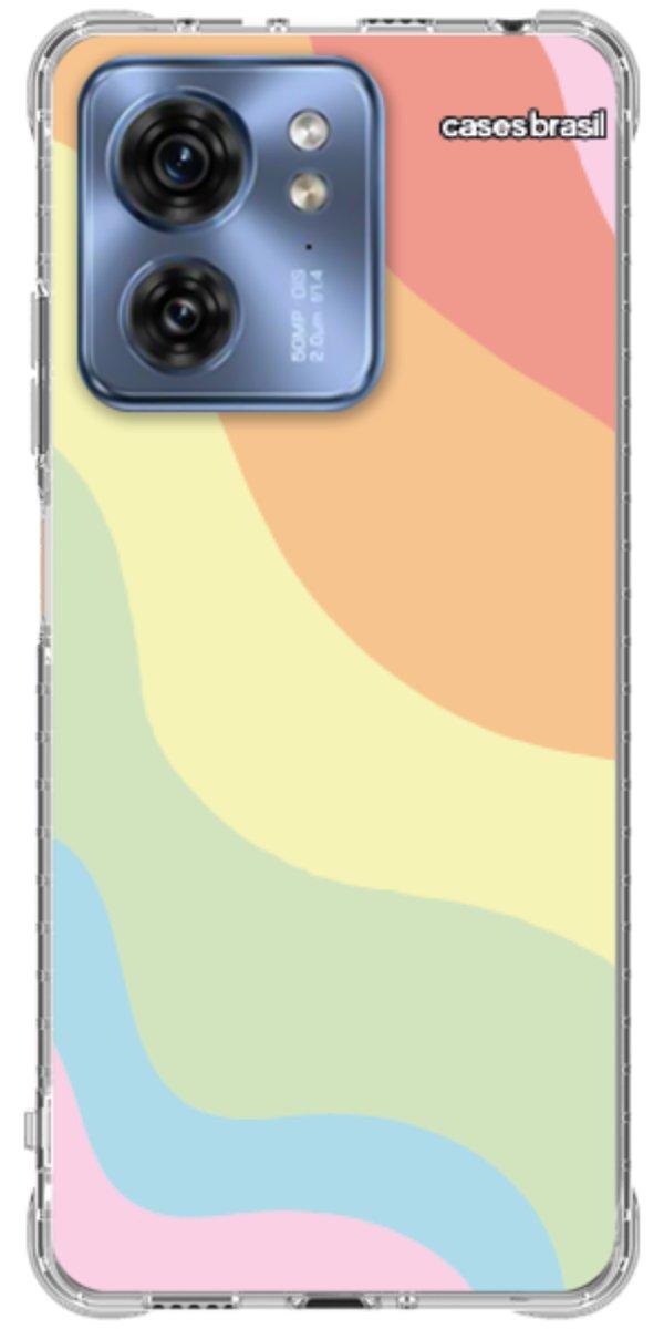 Capinha para Celular Cores Pasteis Onduladas