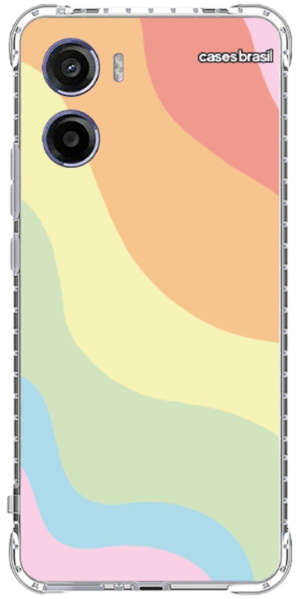 Capinha para Celular Cores Pasteis Onduladas