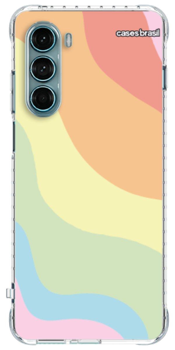 Capinha para Celular Cores Pasteis Onduladas