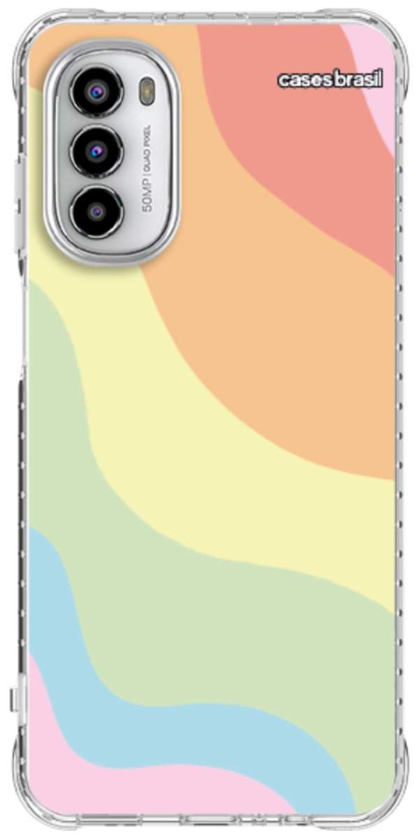 Capinha para Celular Cores Pasteis Onduladas